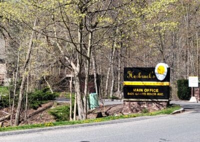 Herbruck's poultry ranch main office entrance